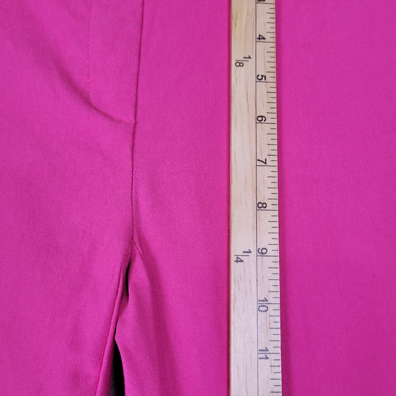 Retrology Pants Womens Small Pink Capri Rhinestones Stretch Nylon Ankle