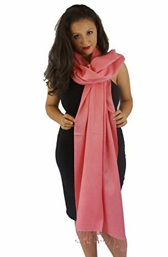 Scarf/Scarves/Shawl/Shawls/Pashmina Shawl/Cashmere Scarf/Wrap/Stole/CapeLt.Coral