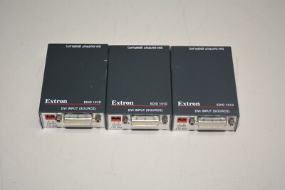 Lot 3x Extron EDID 101D DVI Emulator Minder Input Emulator EDID 101 #W3293