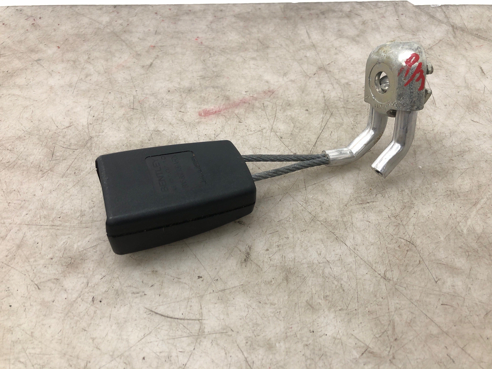 2006-2012 BENTLEY CONTINENTAL RIGHT LEFT & CENTER REAR SEATBELT BUCKLE 3W5857739
