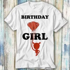 Banksy Birthday Girl B-Day Party Baloon T Shirt Meme Gift Top Tee Unisex 1015