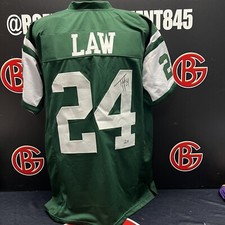 Ty Law Autographed New York Jets Jersey Signed Beckett BAS