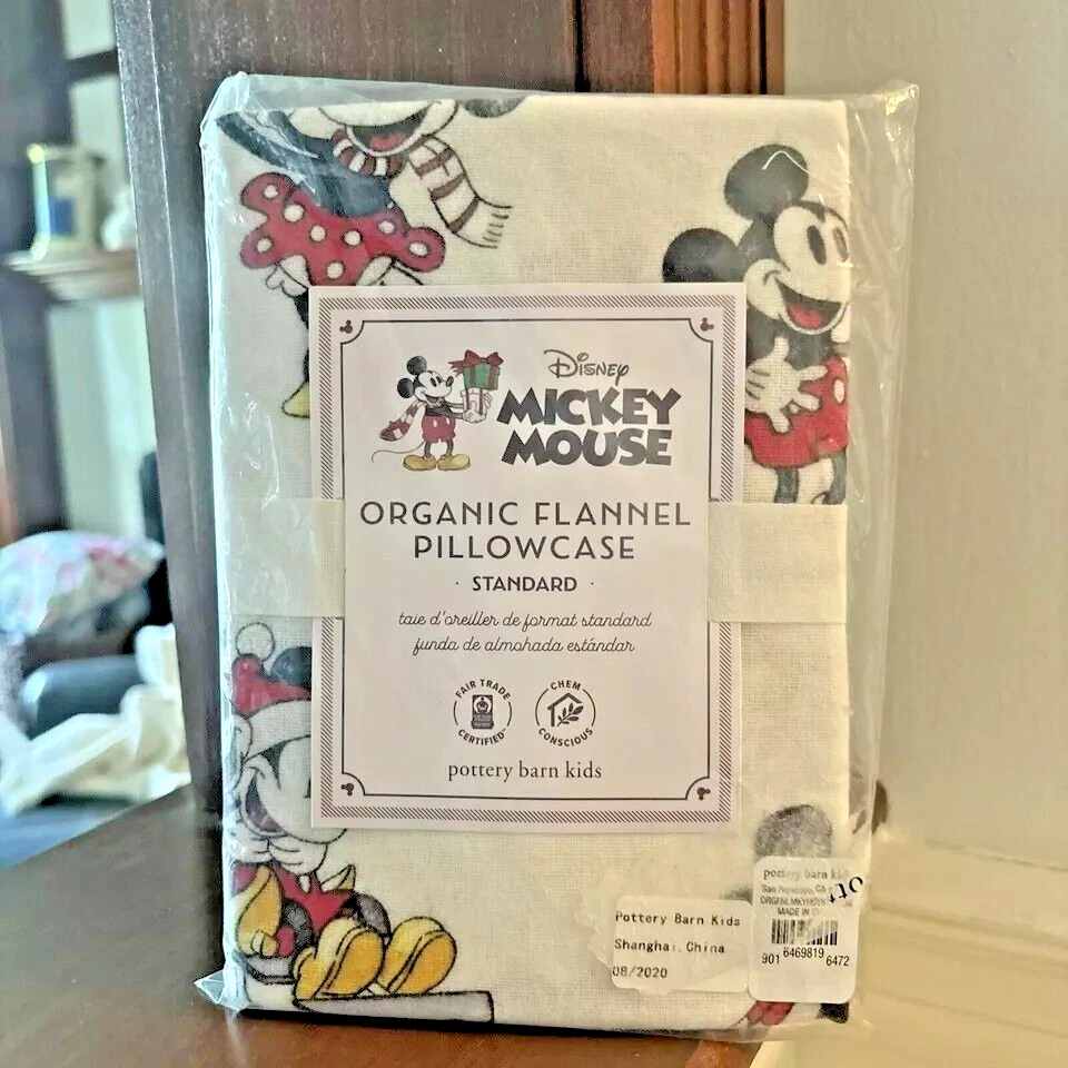 Disney Mickey Minnie Mouse Cerámica Granero Estuche de Almohada Vacaciones Navidad Fiesta Niño/ Foto 2 de 4