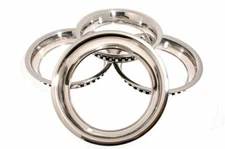 New Set of 4 Wheel Trim Ring, polished stainless steel 1968-1976 Triumph TR6 