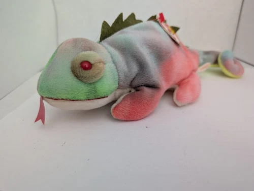 TY Beanie Babies Iggy The Iguana Vintage Plush