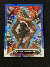 Scoot Henderson 2023-24 Topps Chrome Sapphire Rookie RC Prizm Refractor #60