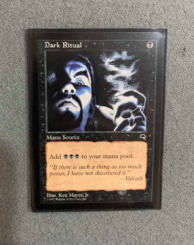 Magic: The Gathering MTG Dark Ritual Mana Source - Tempest - Near-Mint/NM A+!!!!