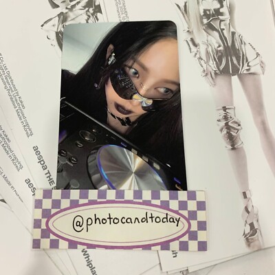 AESPA 5TH MINI ALBUM WHIPLASH ALBUM ALL VERSION PHOTOCARD