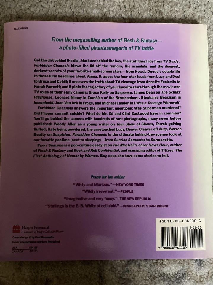 Forbidden Channels The Truth They Hide from TV Guide by Penny Stallings