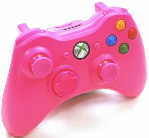 Official Microsoft Xbox 360 Wireless Controller in PINK game gaming cordless HOT - Picture 3 of 4