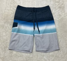 Sonoma Mens Size 30 Multicolor Striped Board Shorts Swim Trunks 
