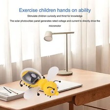 Bee Solar Power Toy Educational Learning Teaching Aid Realistic Bee Shape Model