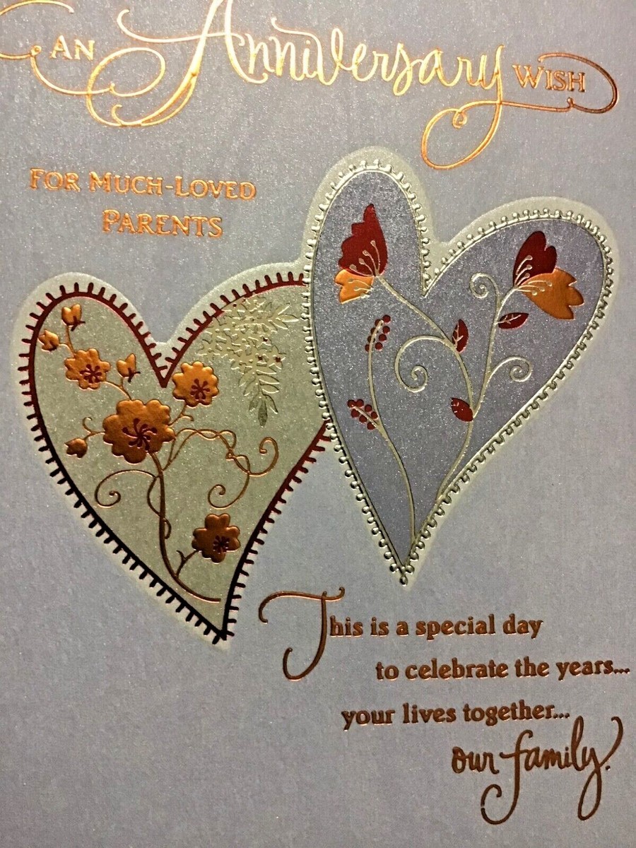 Homemade Anniversary Cards For Parents