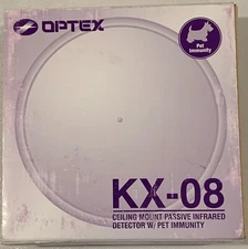 Optex KX-08 Ceiling Mount Passive infrared Detector w/Per Immunity