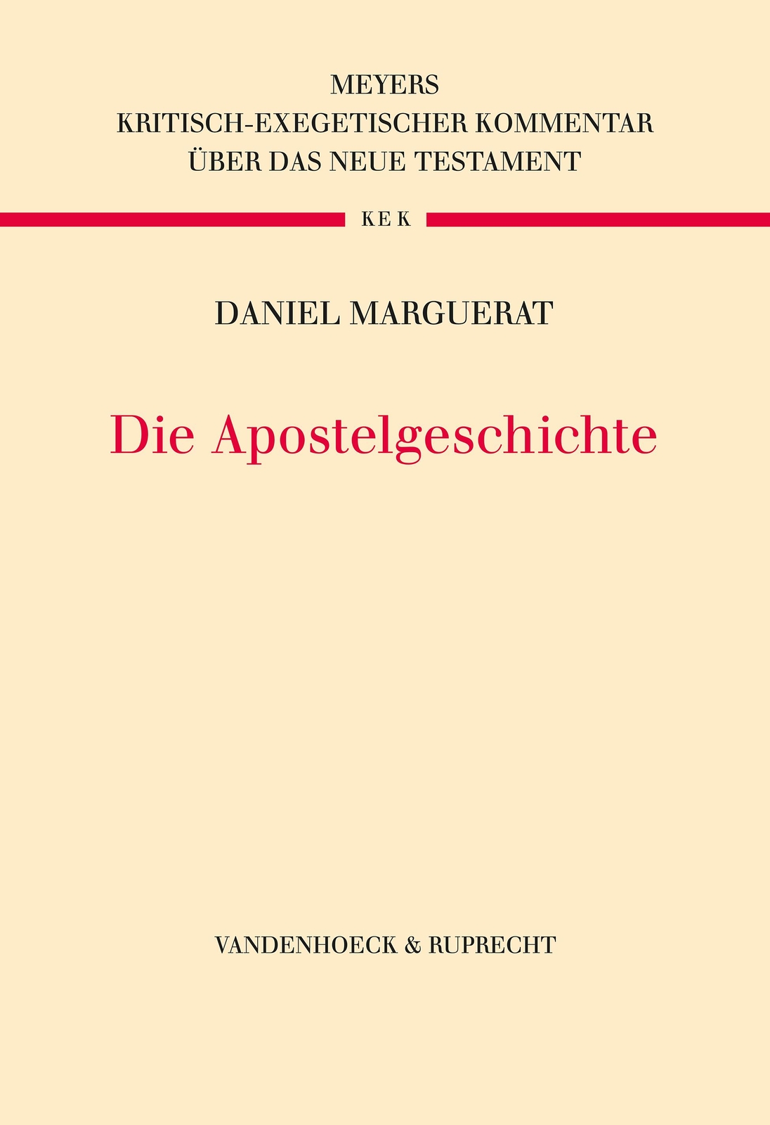 Thumbnail - Die Apostelgeschichte | Marguerat, Daniel