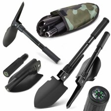 Multifunktions Klappspaten Kompass Tasche Spaten Hacke Säge Pickel Campingspaten