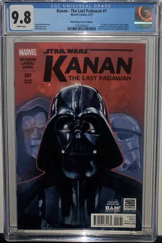 KANAN THE LAST PADAWAN #1 BAM/2ND & CHARLES VARIANT CGC 9.8 1ST EZRA SABINE WREN