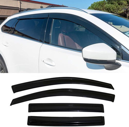 4Pcs Window Visor Wind Vent Deflector for 2016-2021 Mazda CX9 - Picture 6 of 10