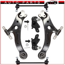 6x Para Toyota Camry 2007-2011 Brazo de control inferior delantero rótulas barras estabilizadoras