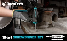 DURATECH Multi-bit Screwdriver Set 18-in-1 Screwdriver Precision Screwdriver Set