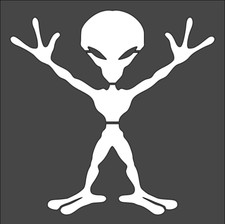 1- 8x8 inch Stencil, VB-63 Alien  6mil