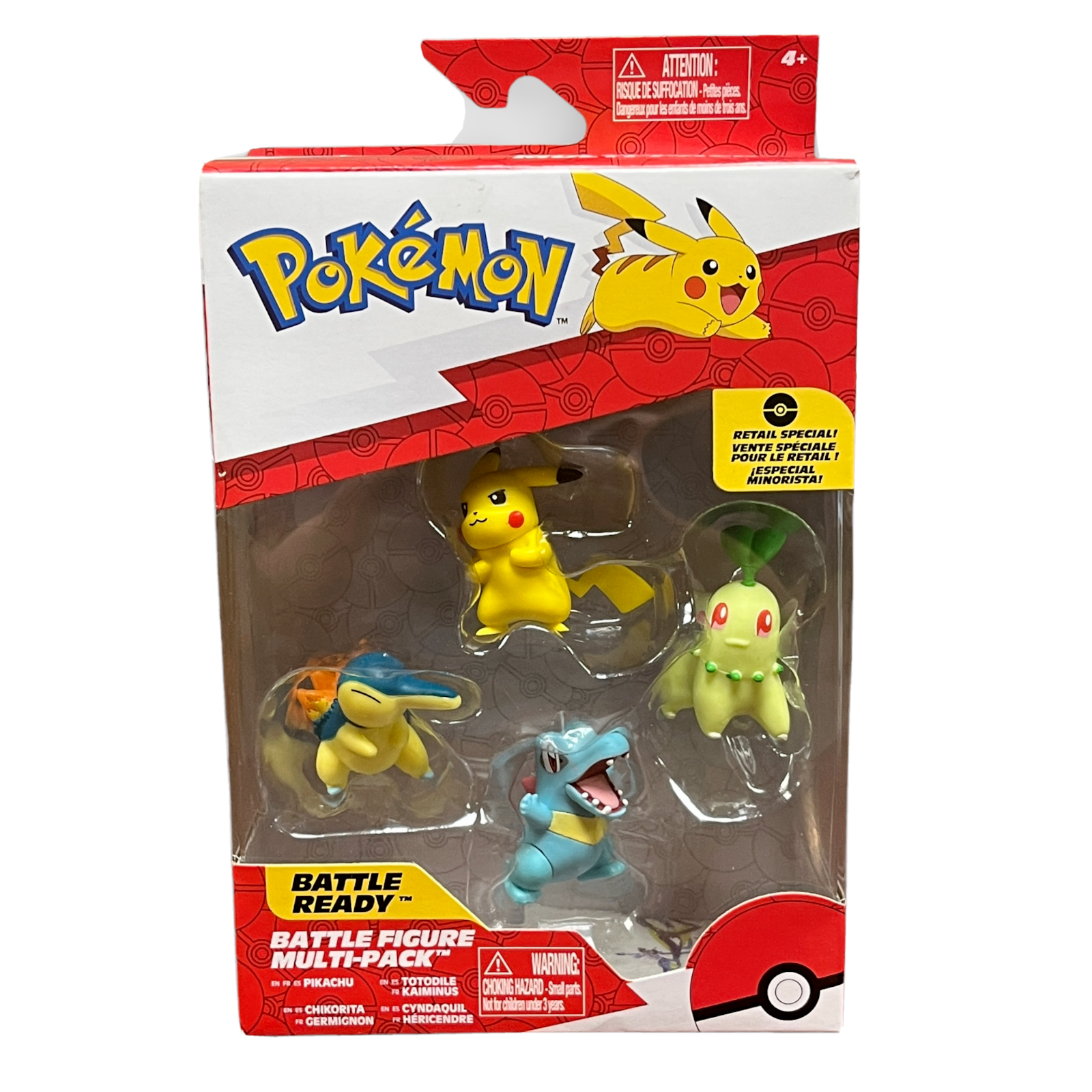 Brinquedo Pokemon - Battle Figure Pack Totodile e Abra em Promoção