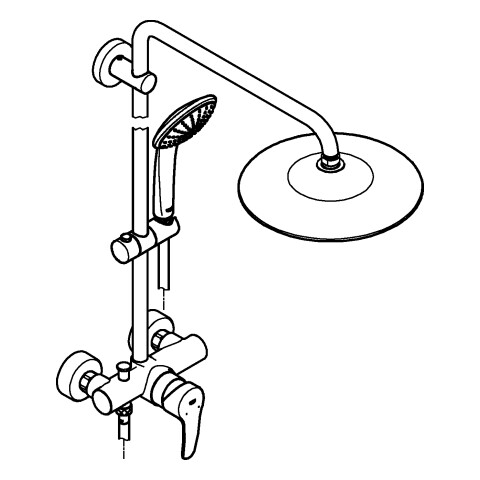 GROHE shower system Euphoria 260 27473_2 27473002 chrome - Picture 1 of 1