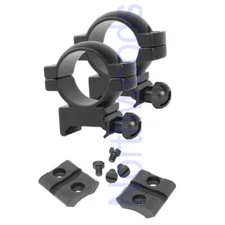 Savage Mark II Scope Mount Set with Medium Rings  New