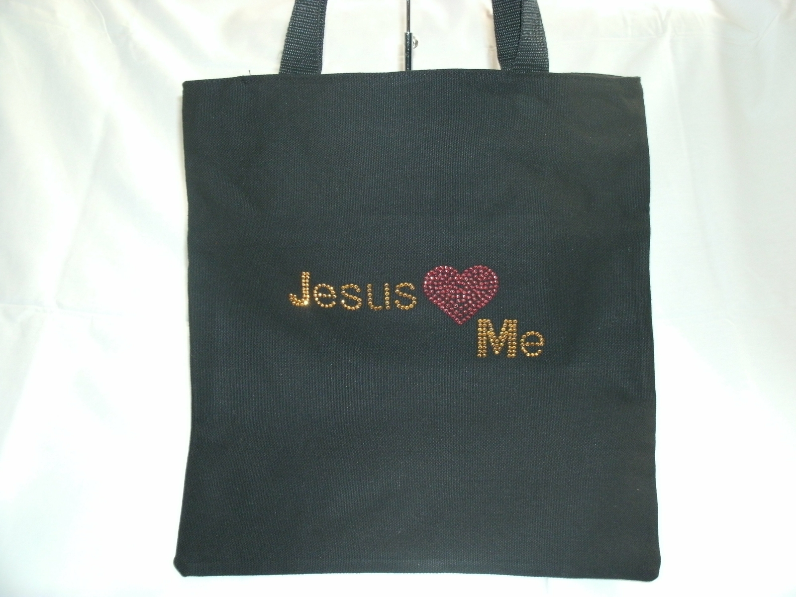 Inspirational Rhinestone Bible Accessory Bag
