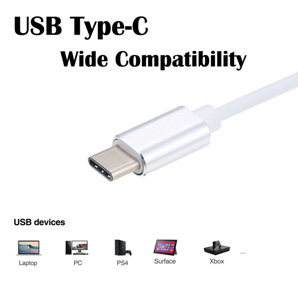 USB-C Externe Soundkarte 7.1 Stereo Audio Mikrofon Adapter für iPhone iPad Pro - Bild 2 von 4