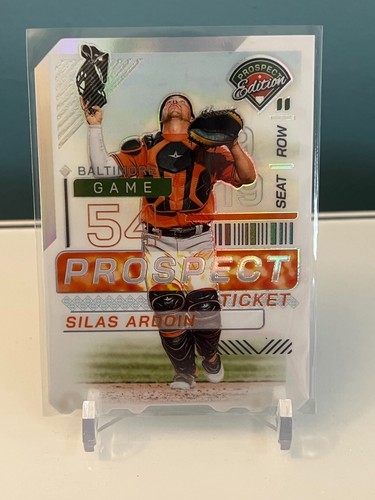 2024 Panini Prospect Edition Silas Ardoin Silver Prizm Ticket Stub #d/54 - Picture 1 of 2