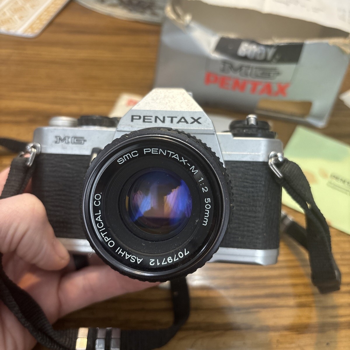 Pentax MG SLR 35mm Film Camera with 50mm f/2 SMC Lens | eBay