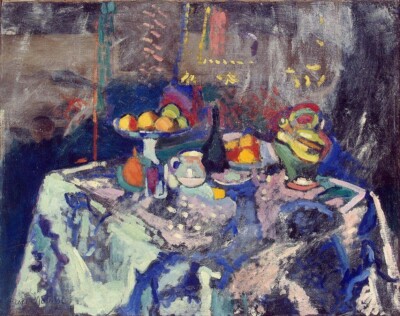 Vase Bottle and Fruit 1906 Henri Matisse Fauvist Still Life French Modern Print
