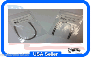 Set X Orthodontic Stainless Steel 016 X 0 16 U L Natural Form Made In Usa Ebay