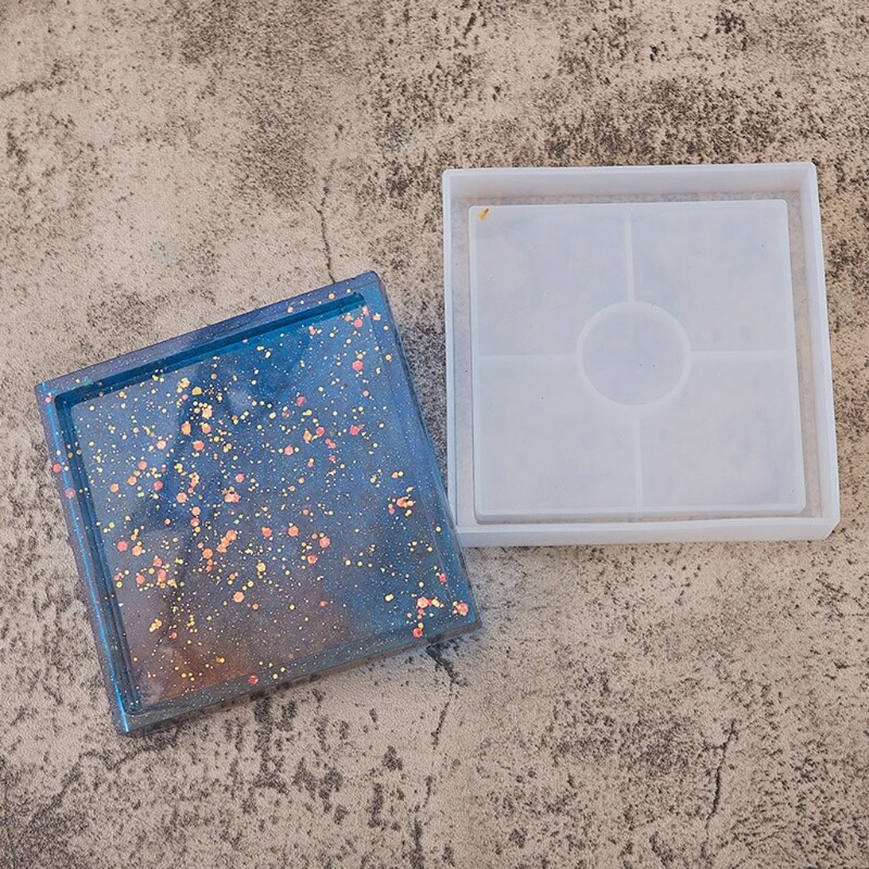 Epoxy Resin Coffee Placemat Mold Suitable for Home Decoration Table