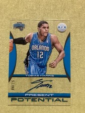 2013-14 Totally Certified Present Potential Tobias Harris Auto Card /99 76ers