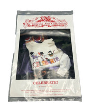 Christmas Cross Stitch Kit sweatshirt appliqu  The Vanessa-Ann Collection vtg