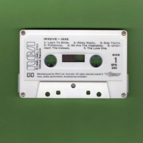 INXS - Inxsive - Cassette (1980 - 82) Deluxe SPK245 - Image 3 of 4