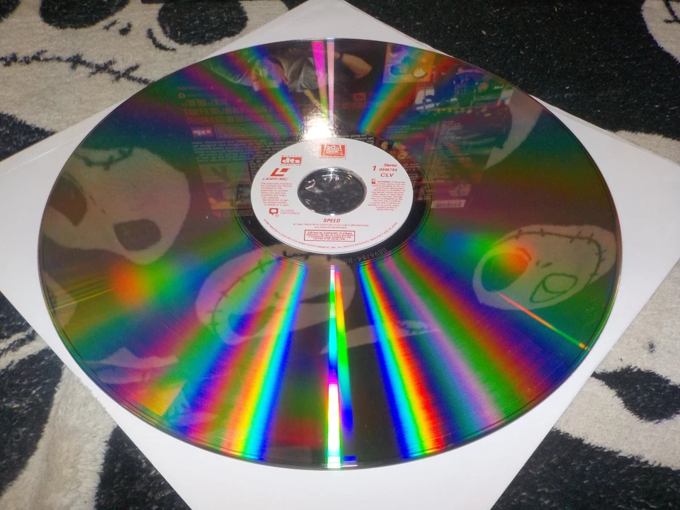 Speed DTS Widescreen Laserdisc LD Keanu Reeves Free Shipping - Image 3 of 4