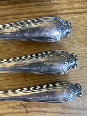 Antique 19thC Art Nouveau Tiffany & Co. Silverplated 5 Piece Knife