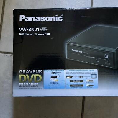 Panasonic VW-BN01 External DVD Burner Complete With Manual AC