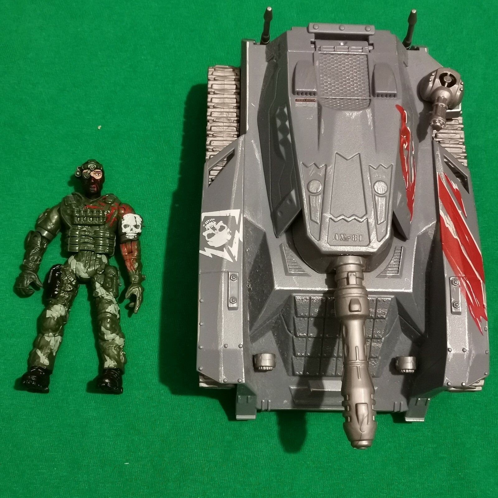 Plague Tank Vehicle 3.75" Inches! Authentic!