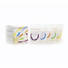 Eco-Kids Eco-Finger Paint 5 Colors Made in the USA - NEW