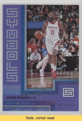 2017-18 Panini Status Symbols Purple 12/149 James Harden #2 READ 0c6