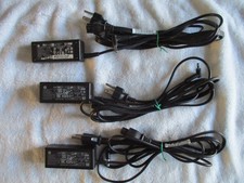 LOT of 3 HP 45W, 19.5V, 2.31A, AC Power Supply Adapter Charger w/ Blue Tip Plugs