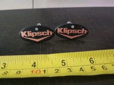 Klipsch Logo Badges Emblem Pair Oem For Model Rp5. and Other Klipsch Models