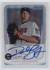 2011 Bowman Chrome Prospects Refractor 412/500 David Bromberg #BCP158 Auto ii1