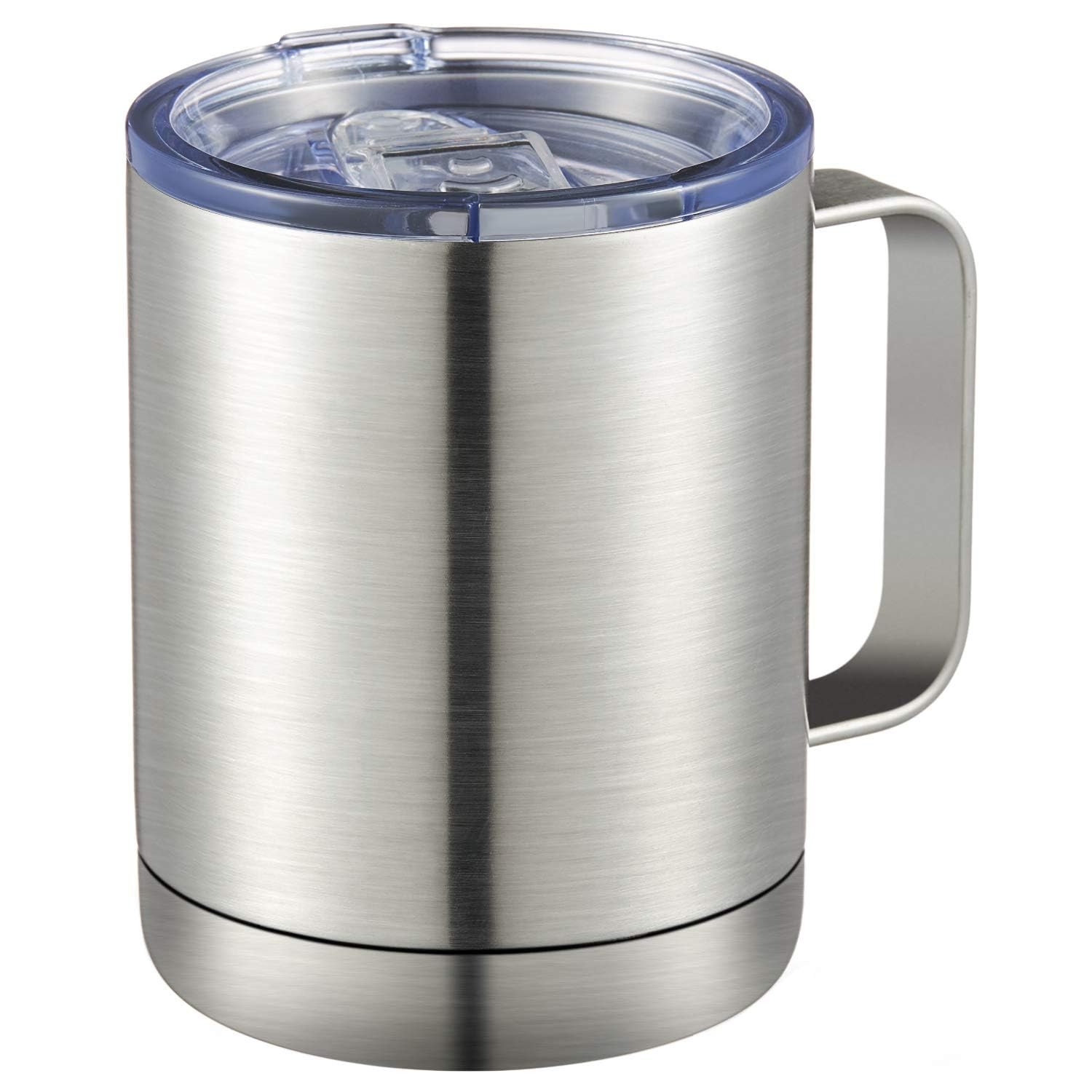 12oz Coffee Mug With Handle,Stainless Steel Insulated Travel Tumblers With Sl...