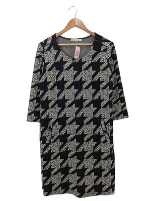 DREAMSTAR Schlauchkleid Damen Kleid Gr. DE 40 schwarz-weiß Casual-Look