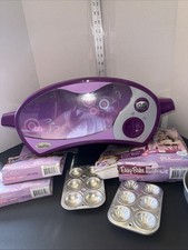 Lot Easy Bake Ultimate Oven Purple Pusher Cake Mix Bowl Recipe Works